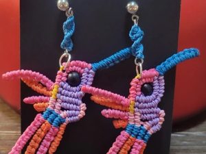 Macrame multicolor Hummingbirds